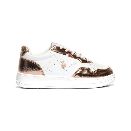 Sneakers U.s. Polo Assn. Denny Bianche DENNY004WHI PIN U.S. POLO ASSN.