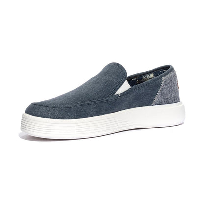 HEY DUDE HD40178-410 Linen Navy Slip-on Uomo 