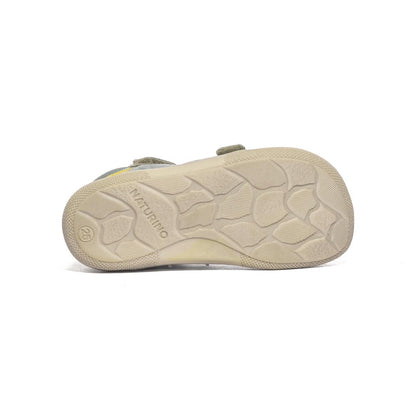 NATURINO 0012018470.02.3F05 SAGE YELLOW Sandali Bambino 