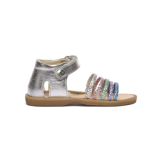 NATURINO 0010502667.09.2Q14 SILVER PINK Sandali Bambina 