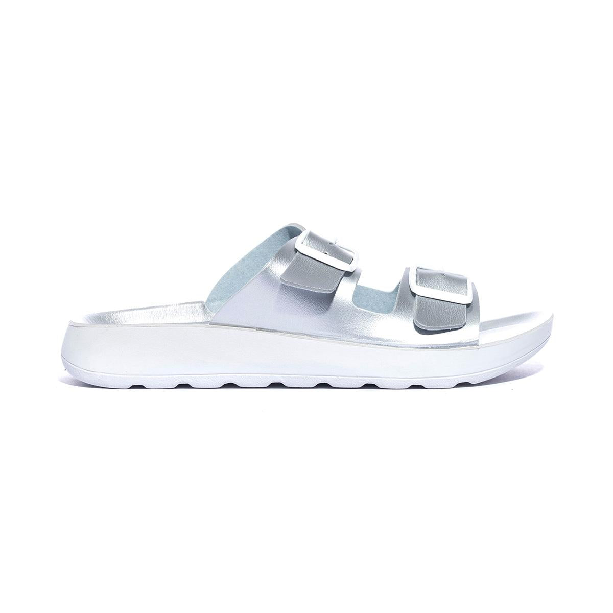 IN BLU AG000012 ARGENTO Ciabatte Donna 