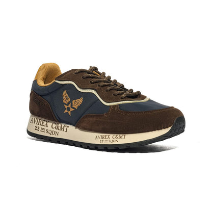 AVIREX MODULARIN001 BROWN NAVY Sneakers Uomo 