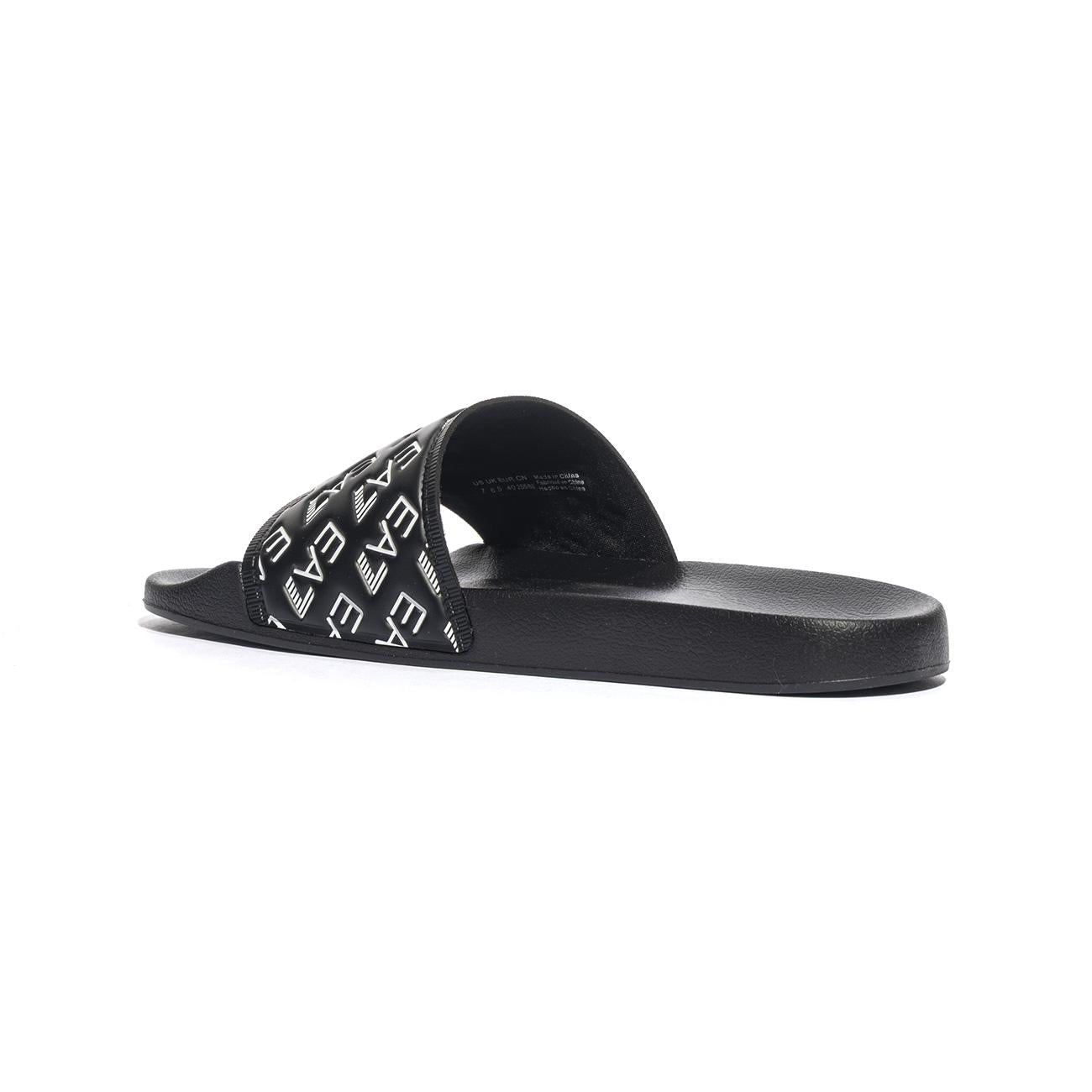 ARMANI 7X000109 BLACK WHITE Ciabatte Uomo 