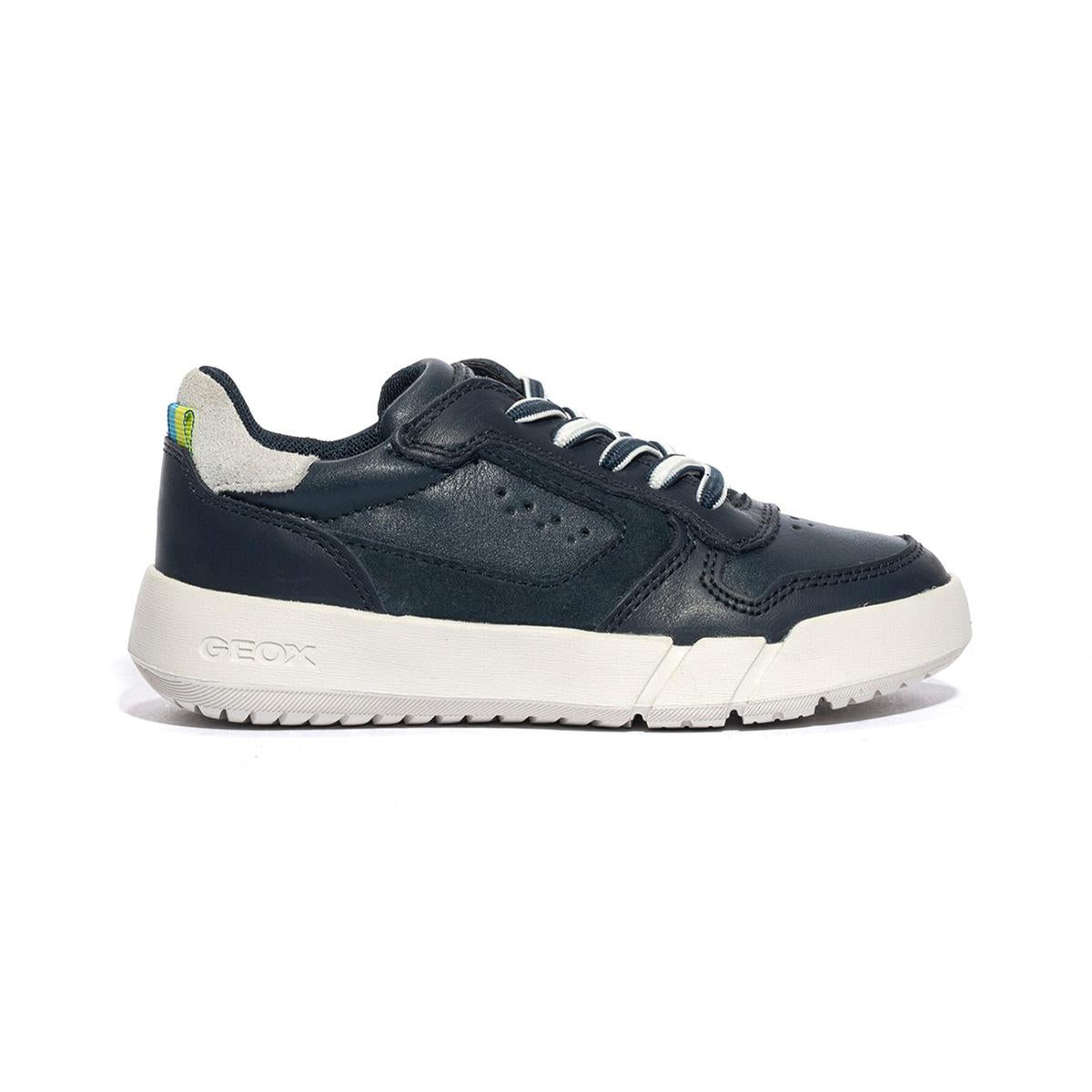 GEOX J35GWA 8554 NAVY WHITE  C4211 Sneakers Bambino 