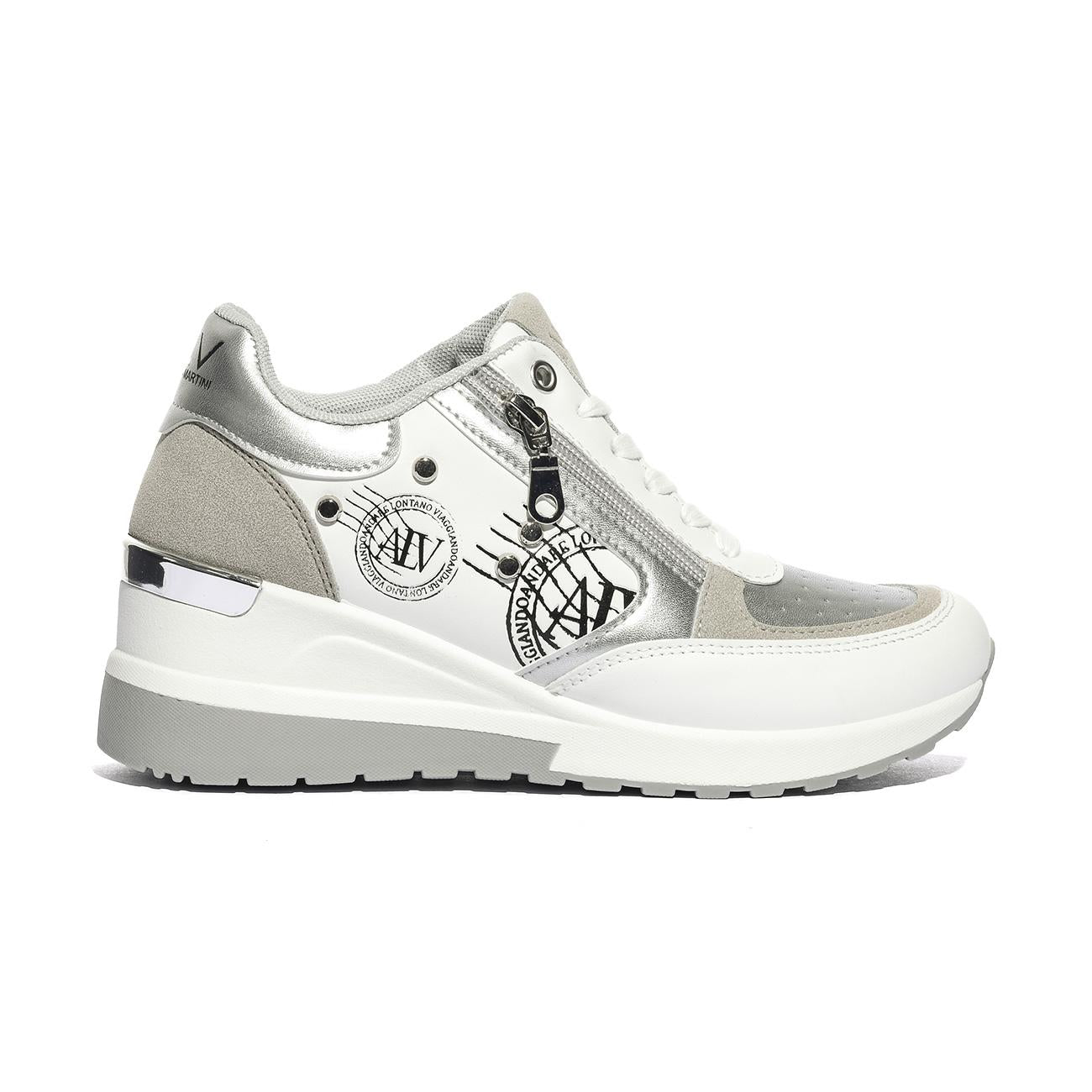 ALV By Alviero Martini ALVSD01731027 WHITESILVER Sneakers Donna 