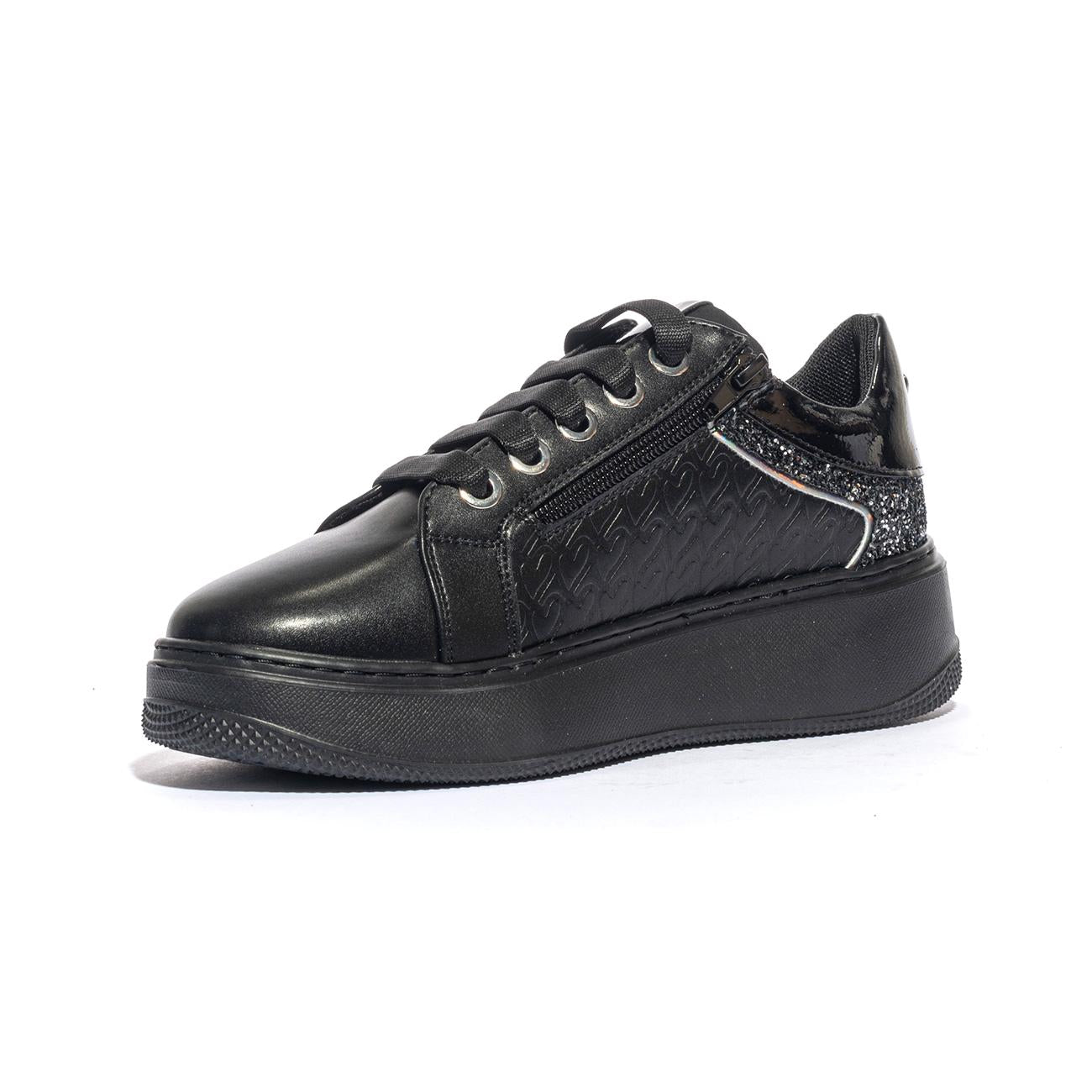 CAFèNOIR C2610 BLACK SILVER Sneakers Bambina 