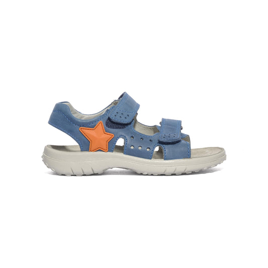 NATURINO 0010502451.01.1C65 AZURE ORANGE Sandali Bambino 