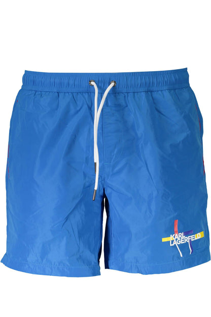 KARL LAGERFELD KL20MBM01_3078F43_AZZURROBLU Celeste Costumi Uomo 