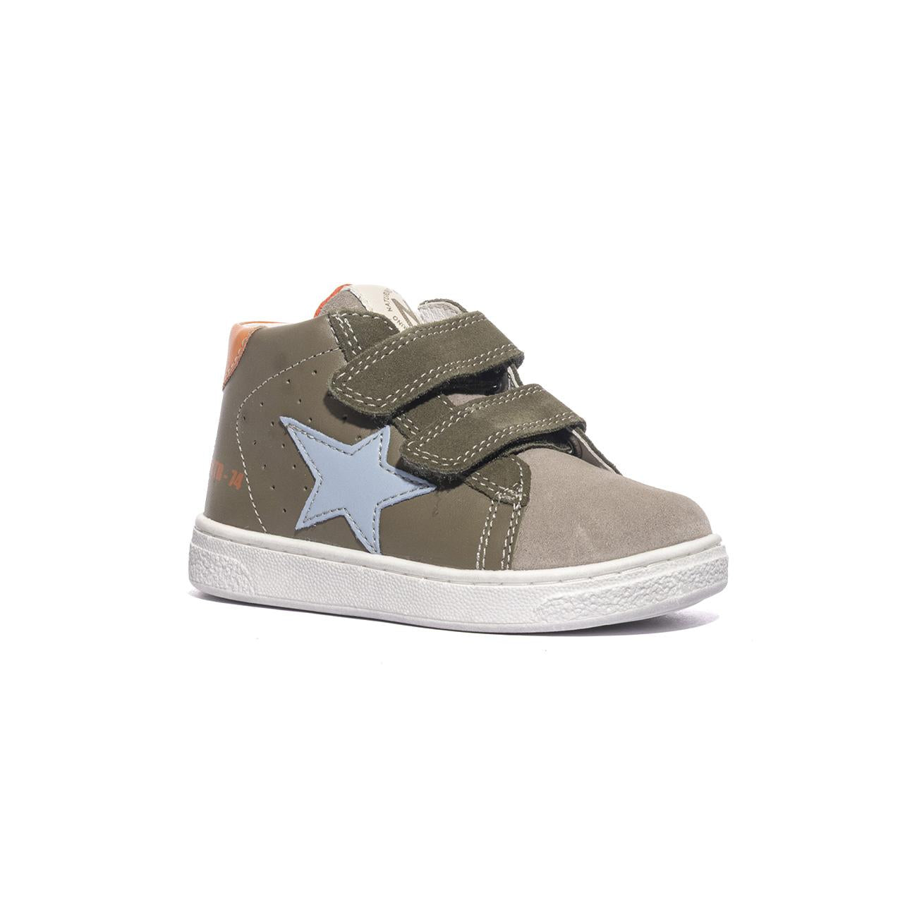 NATURINO 0012017857.01.1D23 TAUPE MILITARY Sneakers Bambino 