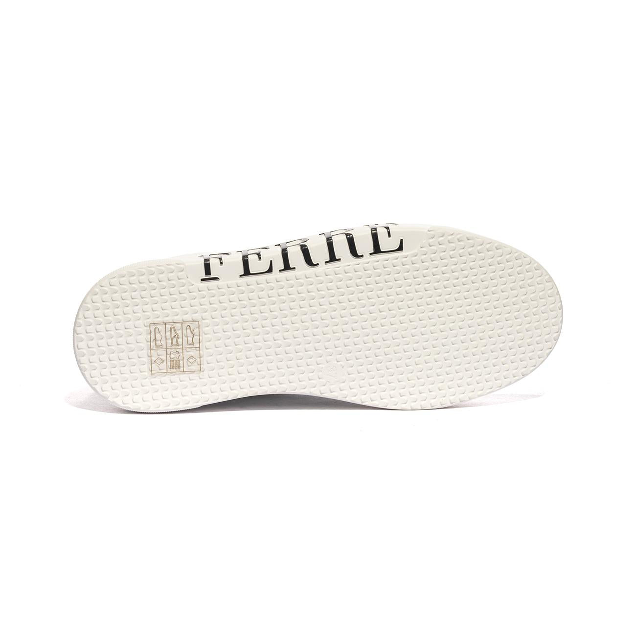 FERRE' F560 WHITE C.FUCILE SILVER Sneakers Donna 
