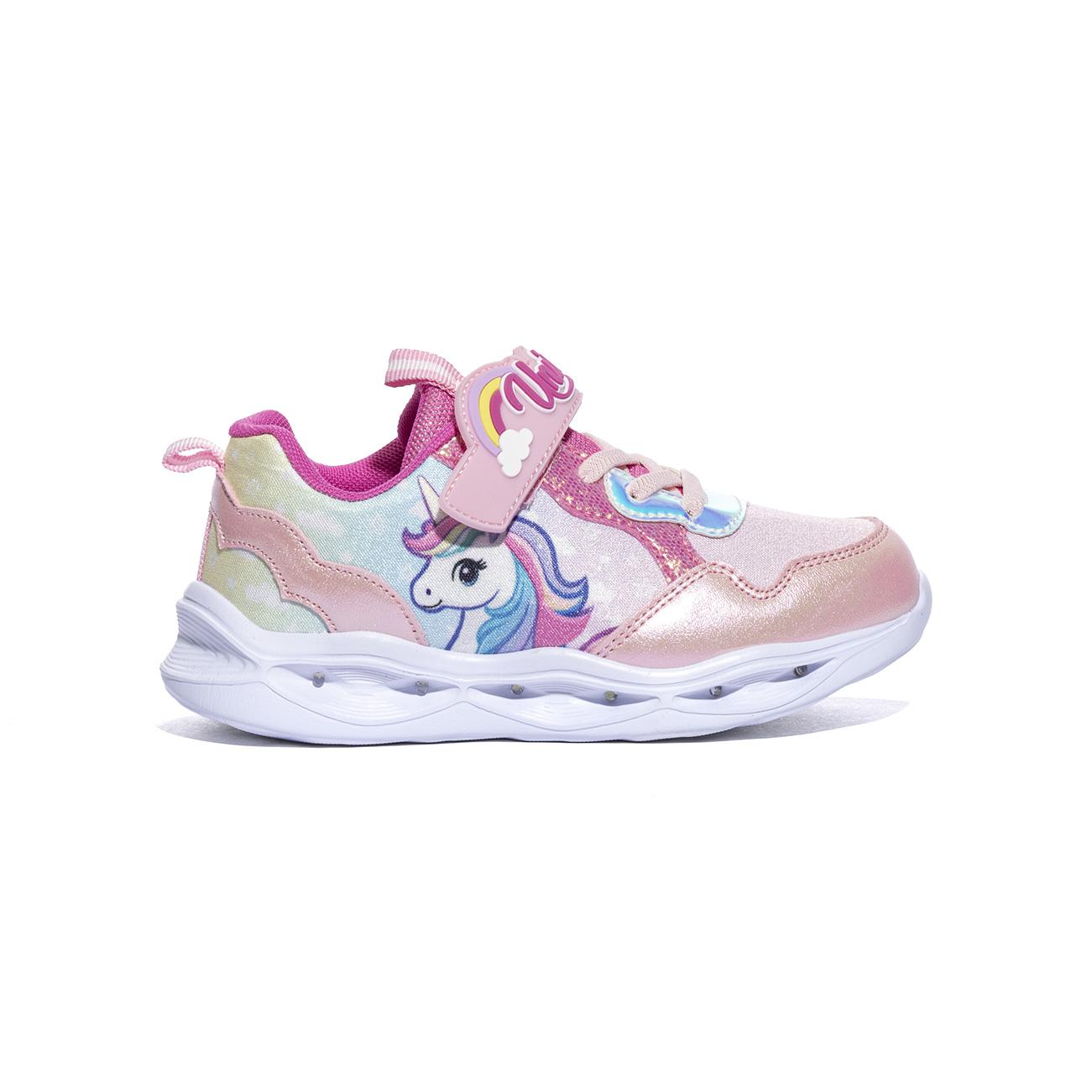 Unicorn S8010205T PINK Sneakers Bambina 