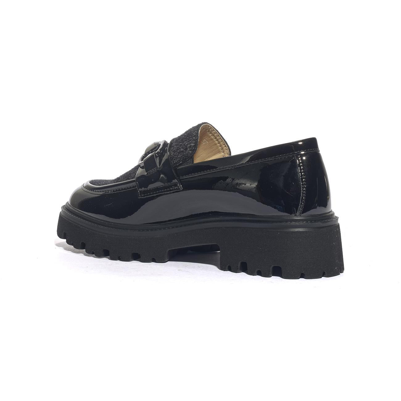 KEYS K10037 BLACK Mocassini Donna 