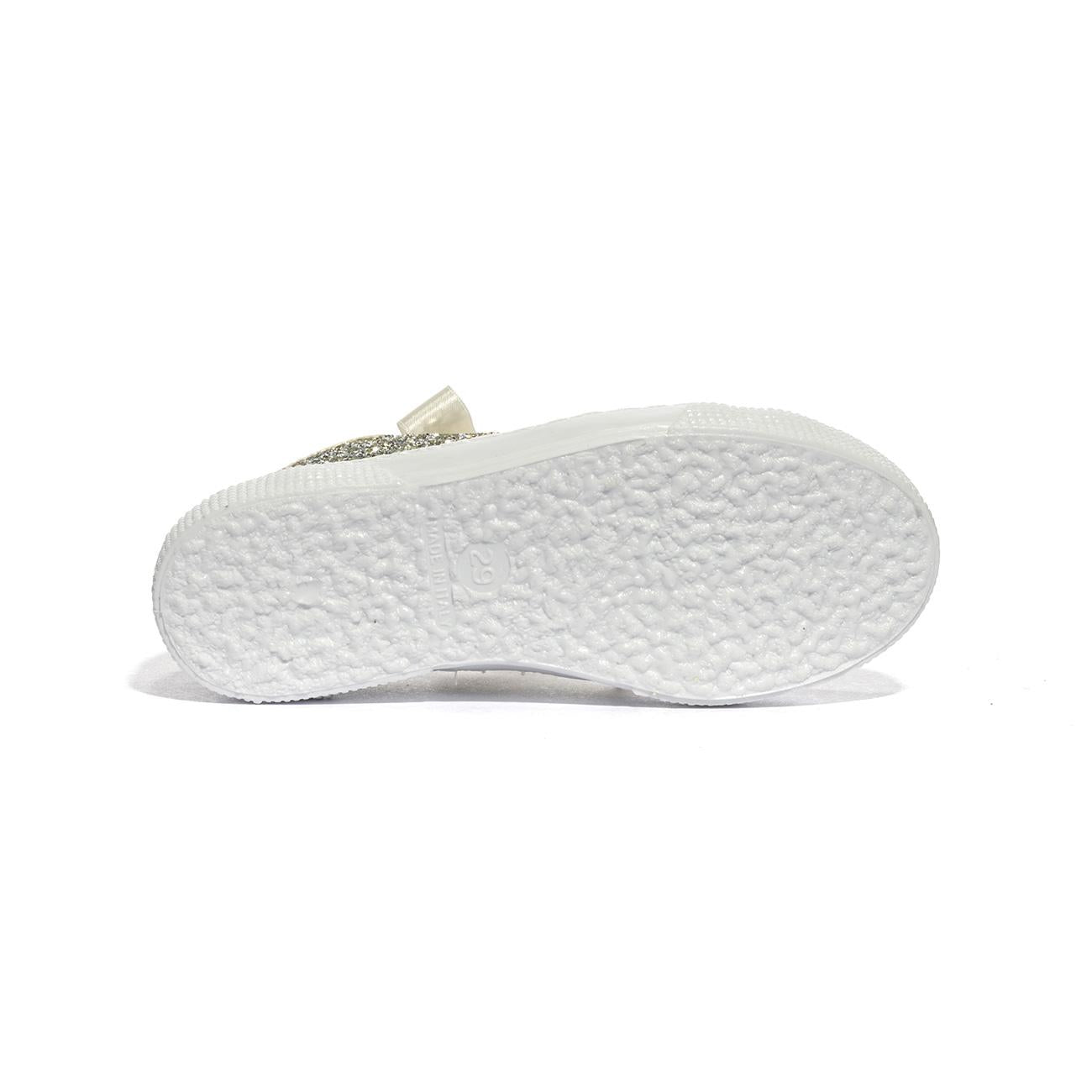 DXO 105 GLITTER PLATINO Sneakers Bambina 