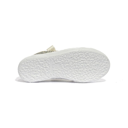 DXO 105 GLITTER PLATINO Sneakers Bambina 