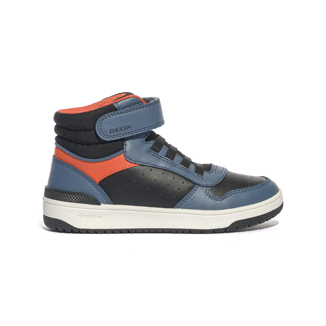 GEOX J46LQB 05415 BLACK BLUE  C0052 Sneakers Bambino 