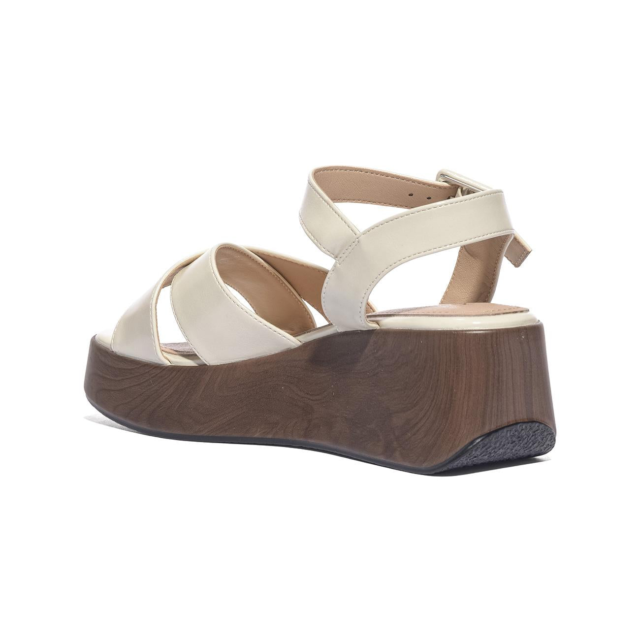 KEYS K12581 OFF WHITE Sandali Donna 