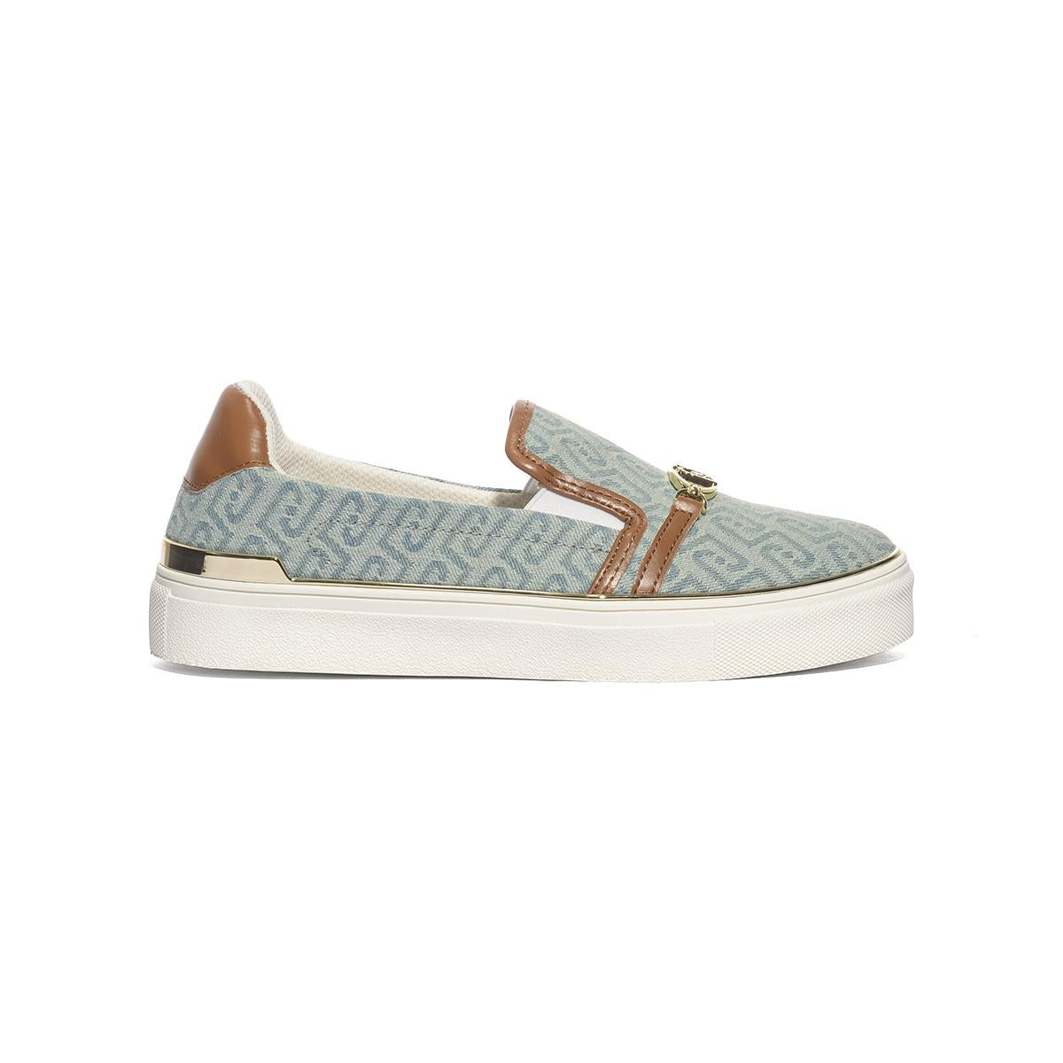 LIUJO BA6061TX523S3993 DENIM SADDLE Slip-on Donna 