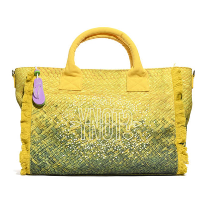 Y-NOT MAC002S6 LIME SHOPPING MEDIUM Donna 