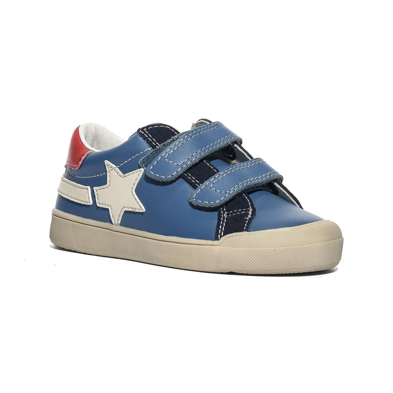 NATURINO 0012019167.01.1C74 AZURE.NAVY.MILK Sneakers Bambino 