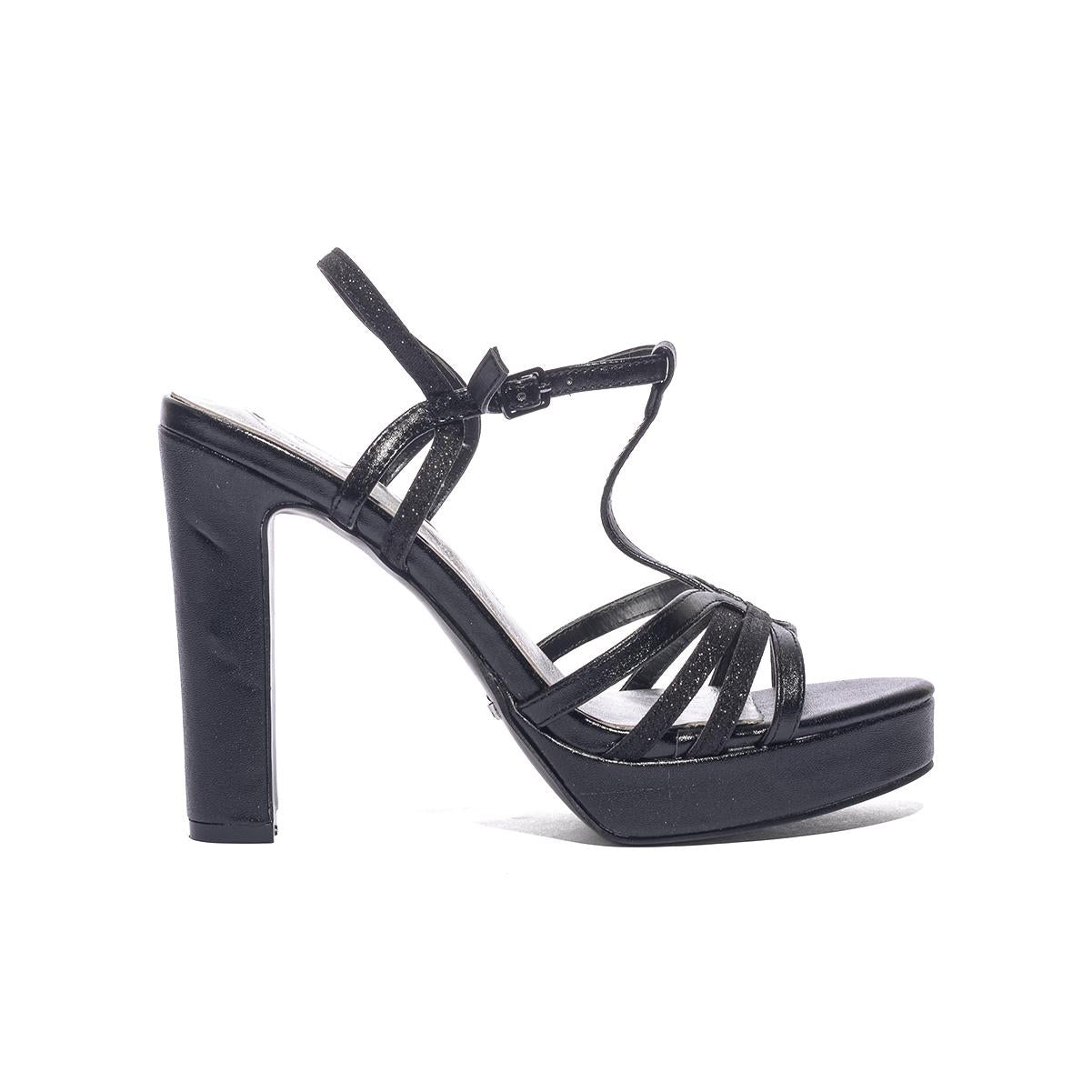 KISS KRISS M05 VIT.GLITTER NERO Sandali Donna 
