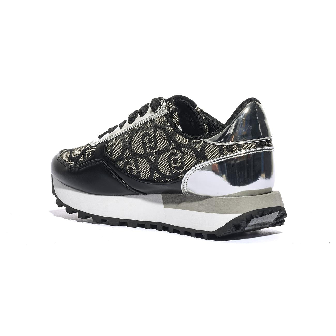LIUJO BF5057EX32201039 BLACK SILVER Sneakers Donna 