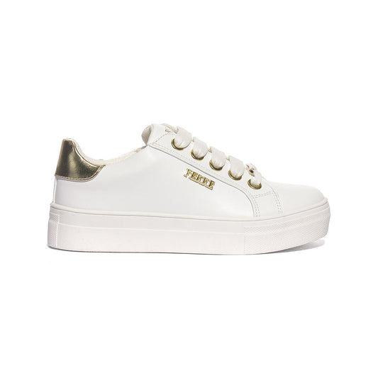 FERRE' FB411 WHITE GOLD Sneakers Bambina 
