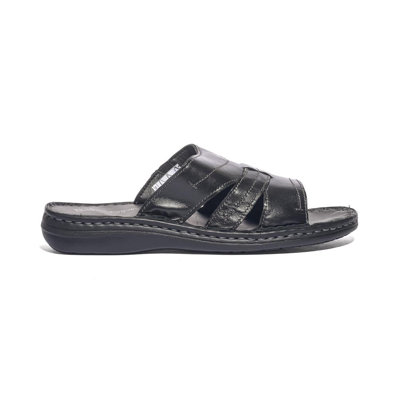 GLAMOUR 3841A NERO Sandali Uomo 