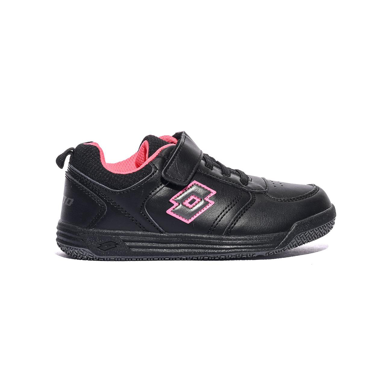 LOTTO 2182027J1 All black magenta Sneakers Bambina 