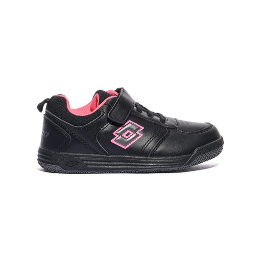 LOTTO 2182027J1 All black magenta Sneakers Bambina 