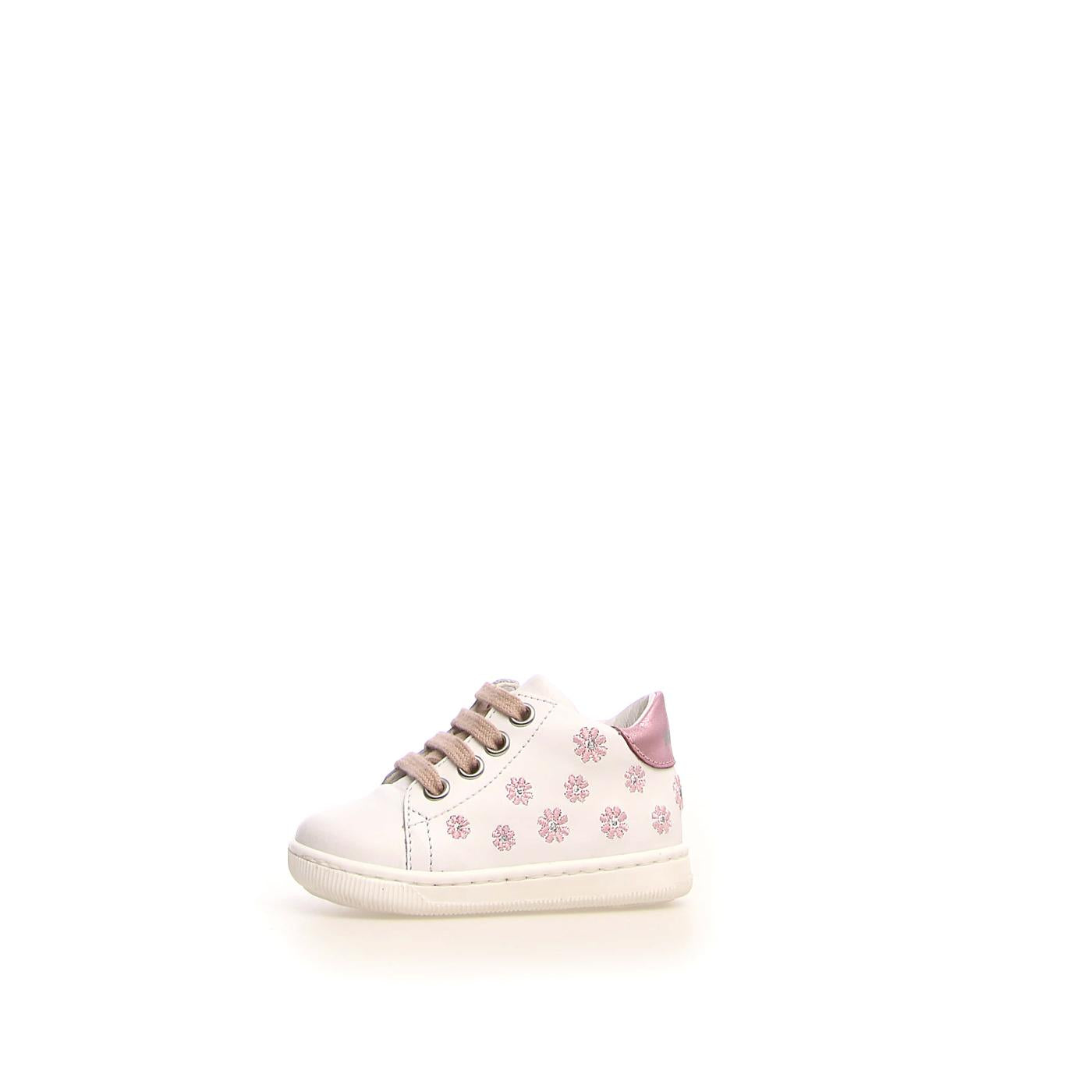 FALCOTTO 0012018419-03-1N04 WHITE-PINK Sneakers Bambina 