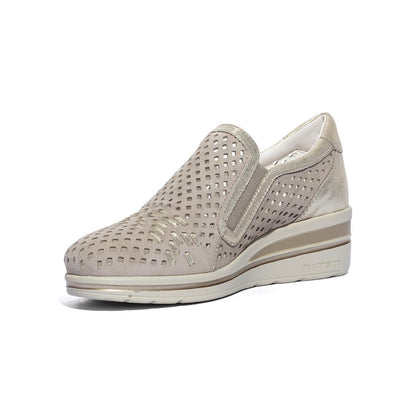 VALLEVERDE VD350W SUEDE ECRU Slip-on Donna 