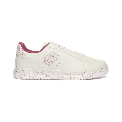 Sneakers Lotto  VENUS AMF III PRT JR Bianche 218193WHITE PURPLE 228 TEA ROSE LOTTO
