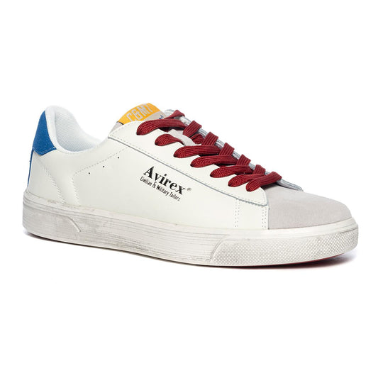 AVIREX AV21M80616 PLASTER WHITE Sneakers Uomo 
