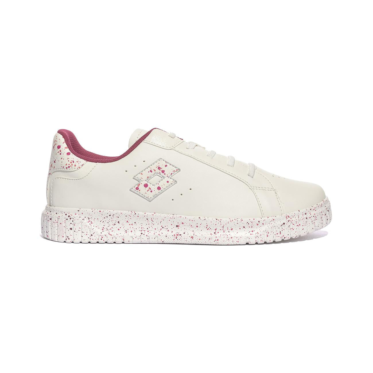 Sneakers Lotto  VENUS AMF III PRT JR Bianche 218193WHITE PURPLE 228 TEA ROSE LOTTO