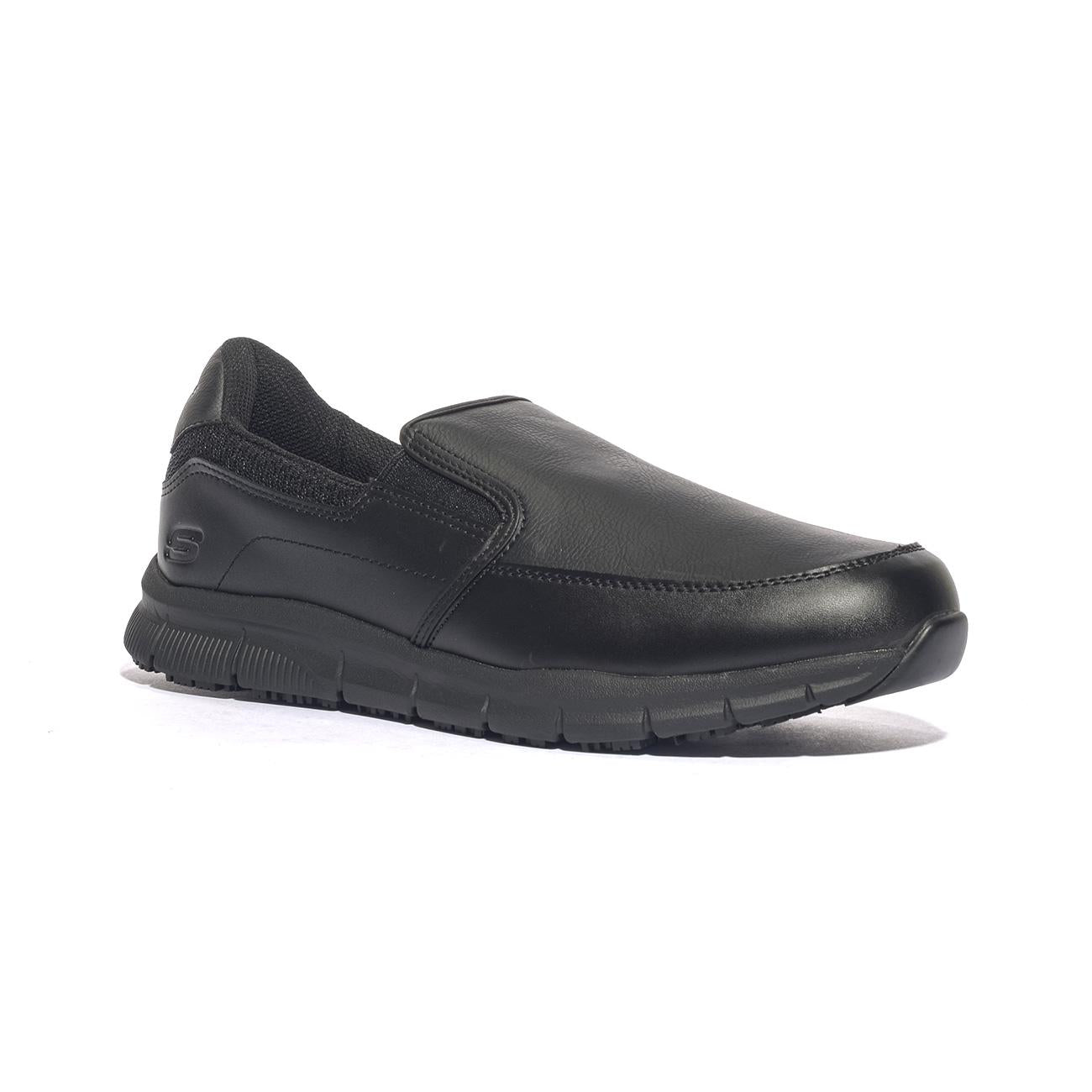 SKECHERS 77157EC BLK Slip-on Uomo 