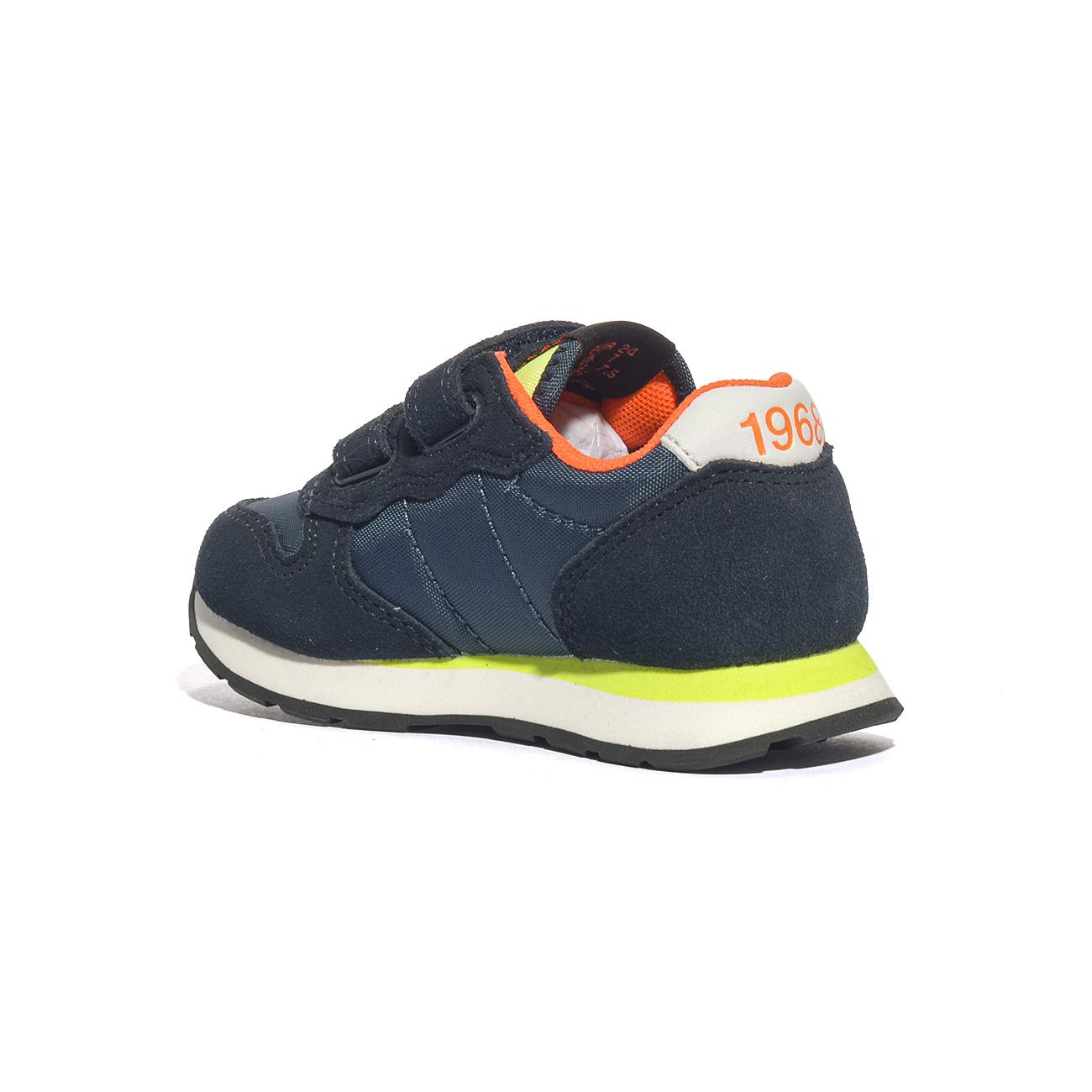 Sneakers Sun68  BOY'S TOM FLUO ( BABY) Blu Z34302BNAVY BLUE SUN 68