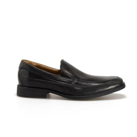 CLARKS 110312 BLACK LEATHE Mocassini Uomo 