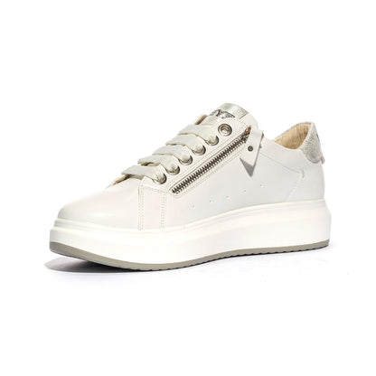 KEYS K7600 WHITE SILVER Sneakers Donna 