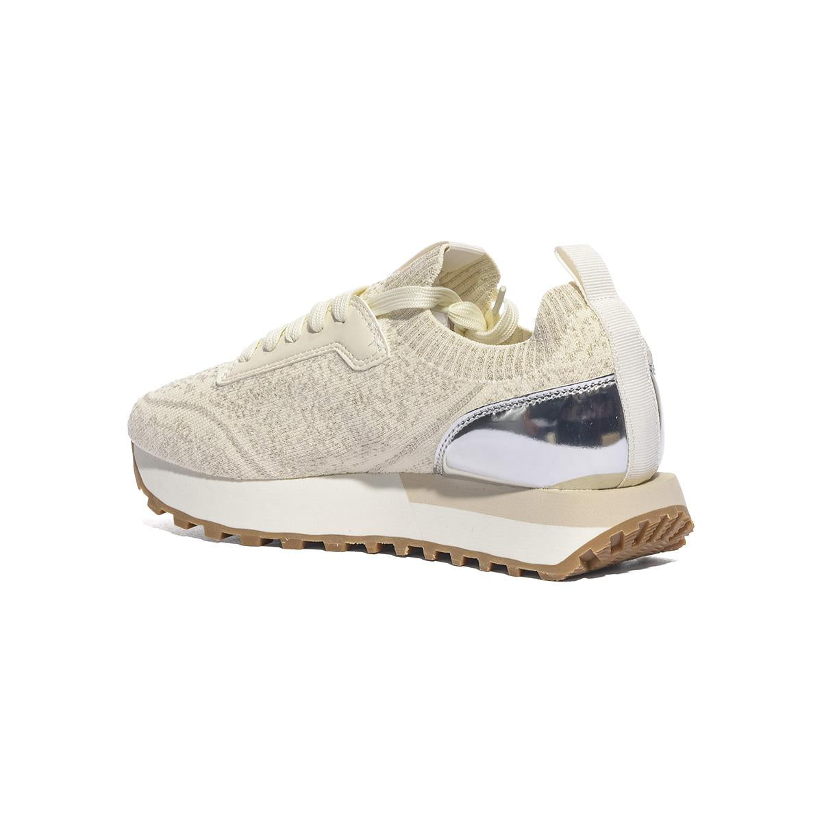 LIUJO BA6067TX525S1400 METALLIC MILK Sneakers Donna 