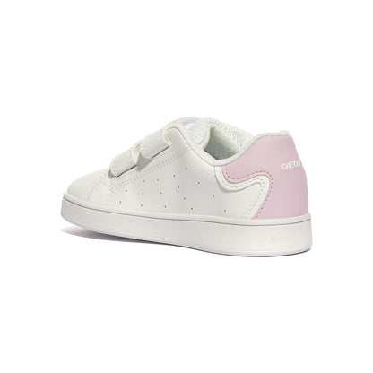 Sneakers GeoxECLYPER GIRL Bianche Rosa B365MA 000BCWHITE LT PINK        C0814 GEOX