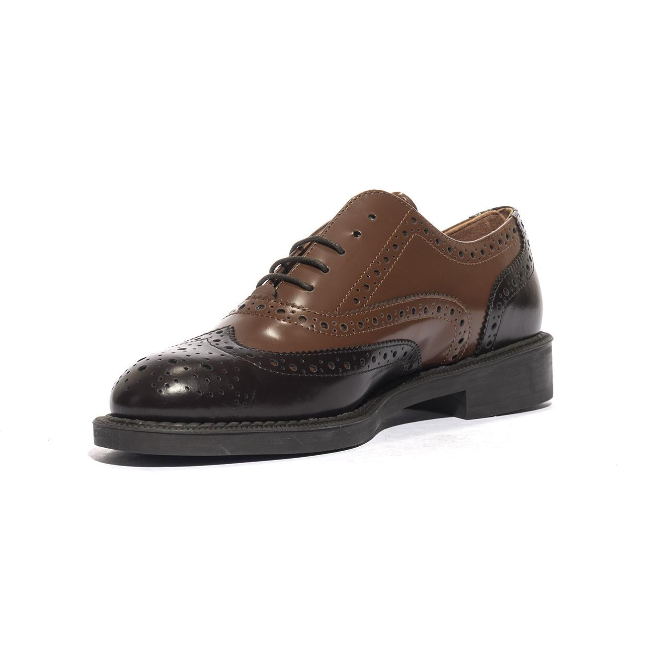 Stringate Frau BRISTOL Marroni 95Q6MULBERRYcuoio FRAU