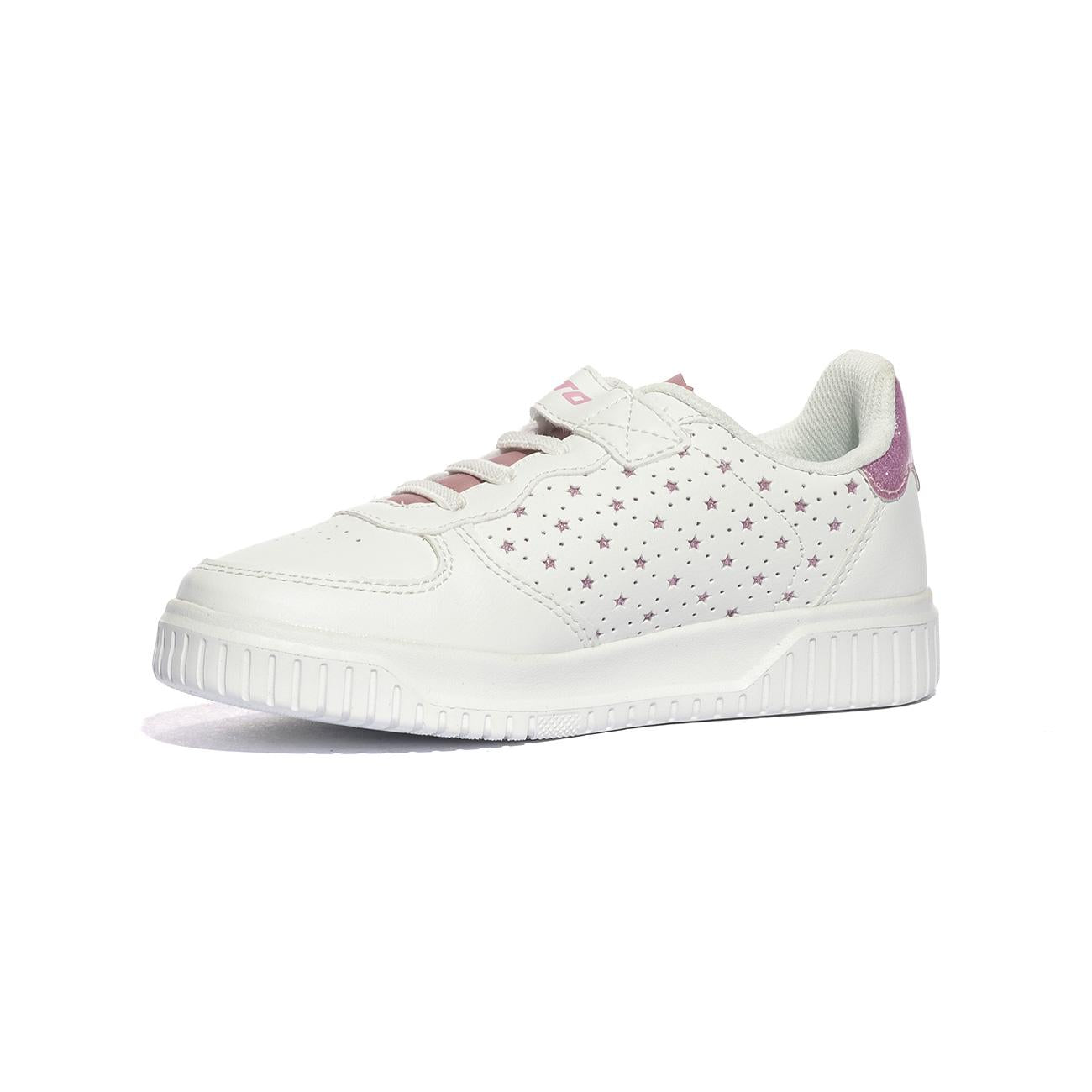 LOTTO 219415 WHITE CASHMERE ROS MT Sneakers Bambino 