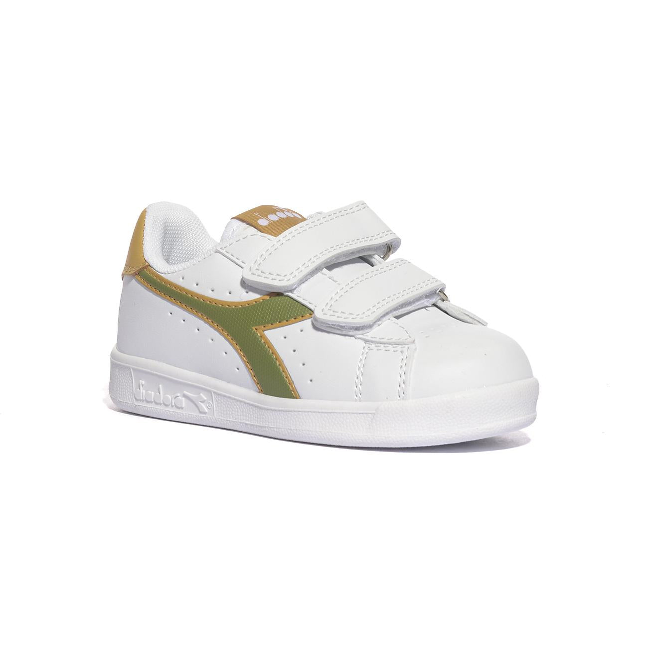 Sneakers DIadora GAME P TD Bianche 101173339WHITE CALLISTE GREEN DIADORA