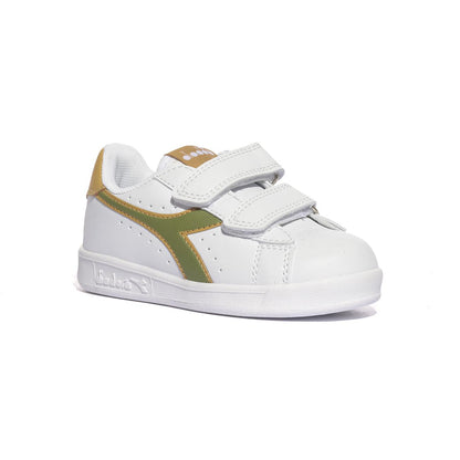 Sneakers DIadora GAME P TD Bianche 101173339WHITE CALLISTE GREEN DIADORA