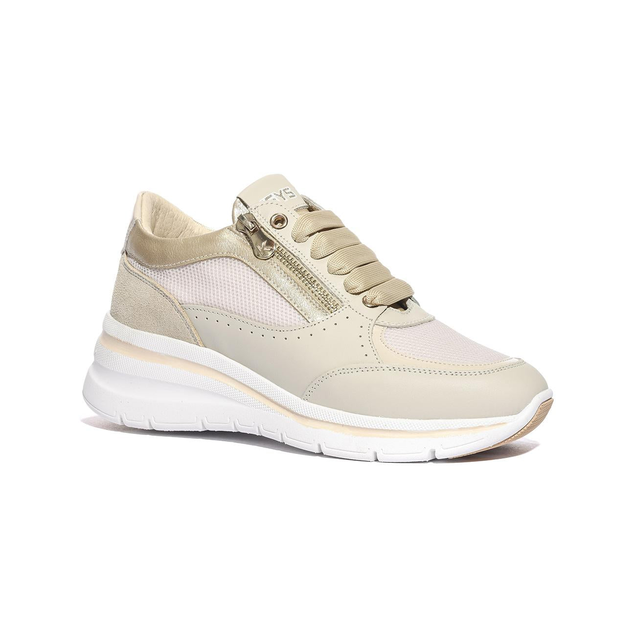 KEYS K10603 BEIGE GOLD Sneakers Donna 