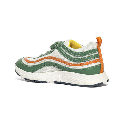 NATURINO 0012019017.01.1F28 GREEN.WHITE.ORANGE Sneakers Bambino 