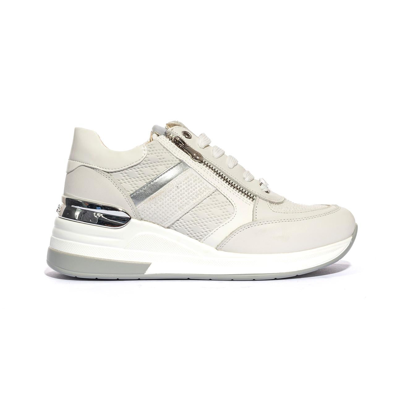 KEYS K9041 WHITE SILVER Sneakers Donna 