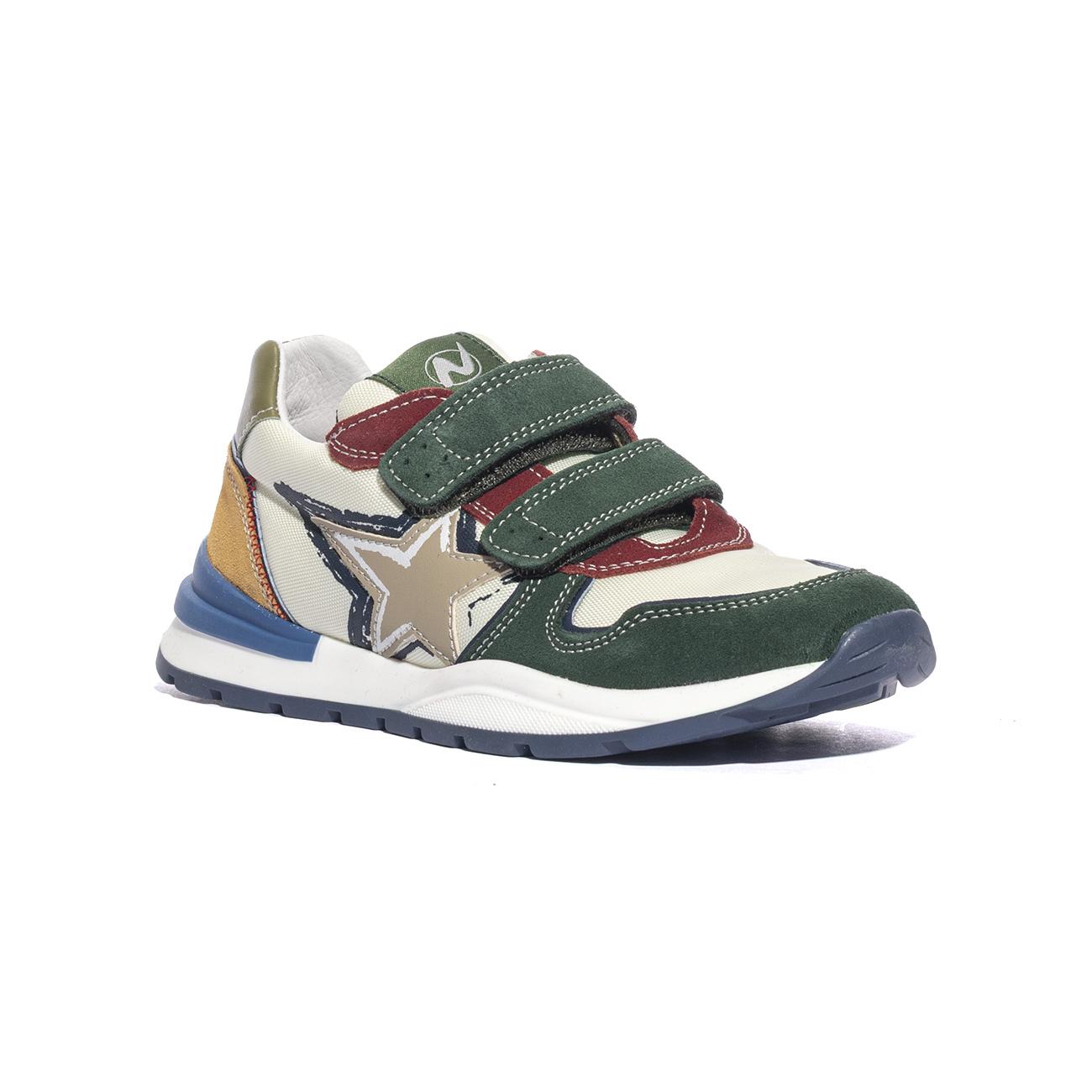 Sneakers Naturino Roy Bianche Verdi 0012018599.02.2F47GREEN MILK ZUCCA NATURINO