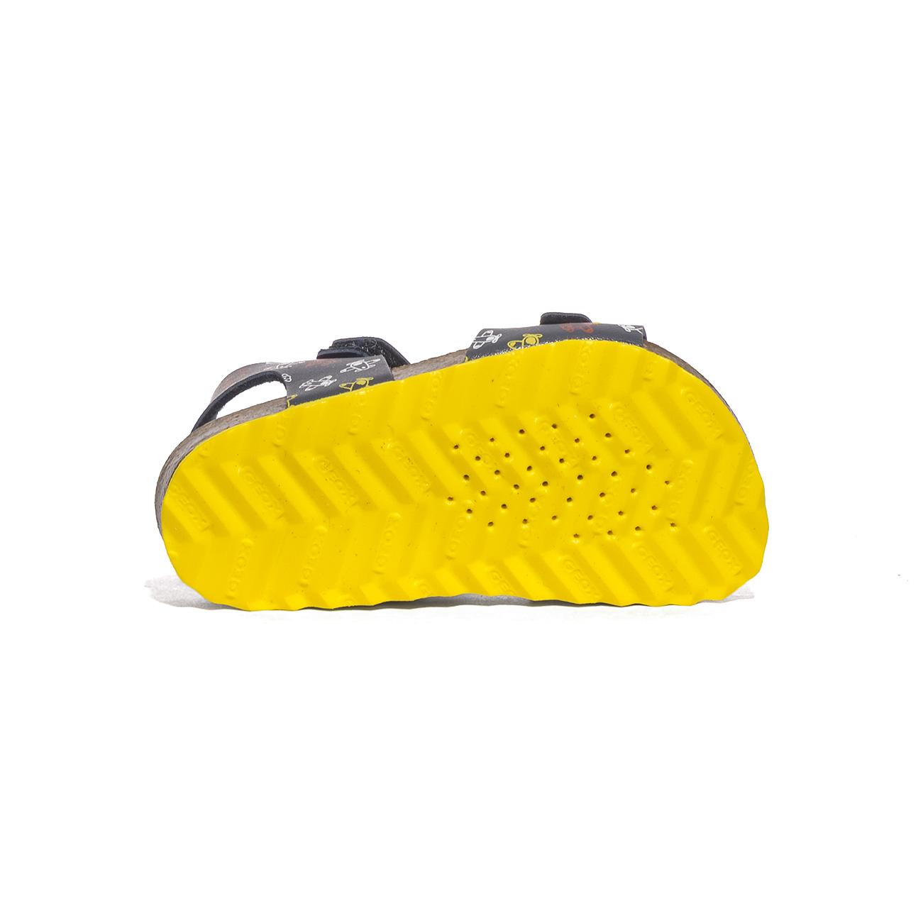 GEOX B922QA 4 NAVY YELLOW   C4054 Sandali Bambino 