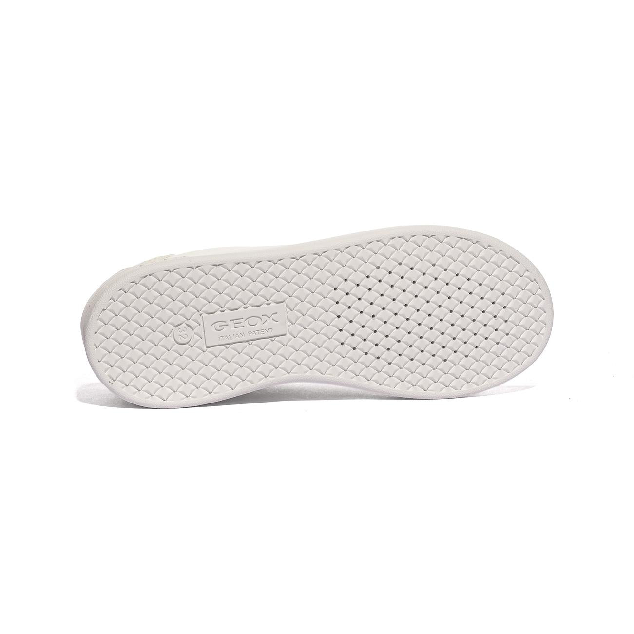 GEOX J55LSB 000BC WHITE   C1000 Sneakers Bambino 